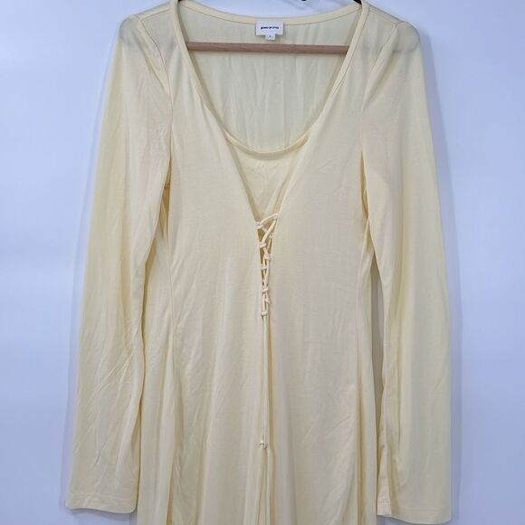 Song Of Style Womens Jovi Maxi Midi Lace Up Dress L - Picture 6 of 9